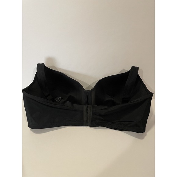 CACIQUE underwire Black‎ Bra 44DDD Very Supportive Plus Sz - Picture 2 of 7